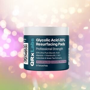 Glycolic Acid 20% Resurfacing Pads Face & Body 50 Pads Brand New Sealed